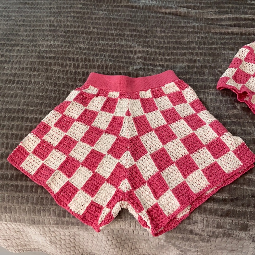 Checkered frankies bikinis shorts
